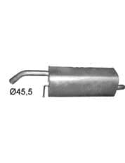 Глушник Задній Ford Ecosport 2013-2017, 1802478, 1854715, 1879623