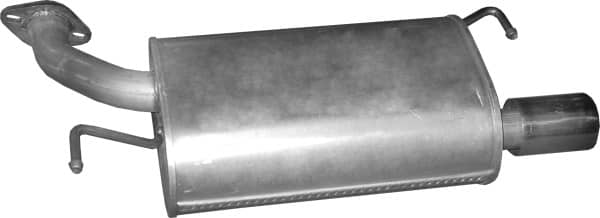 Глушник Задній Mazda 6 2008-2012, L508-40-200B, LFE7-40-200E, LFG8-40-200B