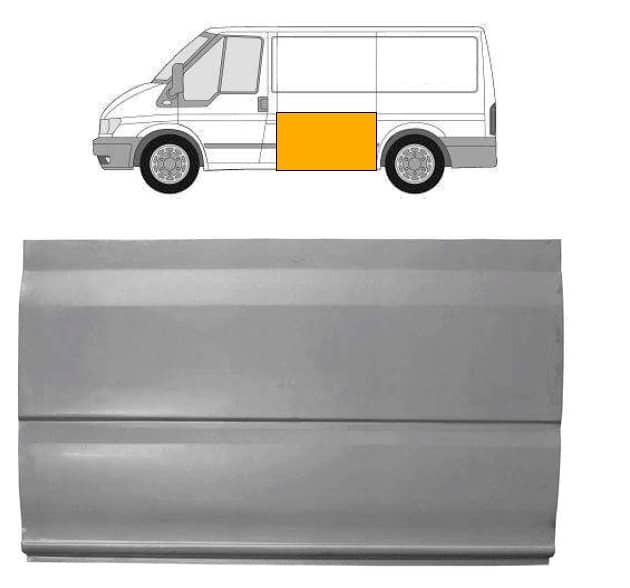 Ремчастина Металева Передня Ліва Ford Transit 2000-2006