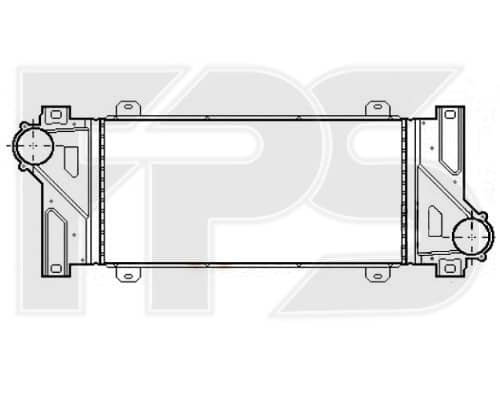 Радіатор Наддуву Mercedes-Benz Sprinter 2000-2006, 9015011001, A9015011001