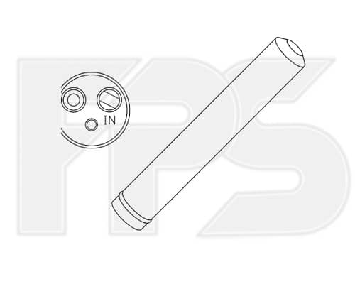 Осушувач Кондиціонера Mercedes-Benz Sprinter 2006-2013, 2E1820193A, 9068350047, A9068350047