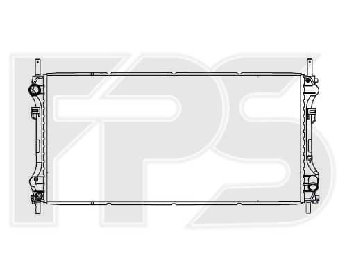 Радіатор Охолодження Ford Transit 2000-2006, 1671800, 1C1H8005FD, 1C1H8005FE, 1C1H8005JA, 1C1H8005JB, 1C1H8005JC, 1C1H8005JD, 1C1H8005JE, 4070925, 4084418, 4104714, 4156969, 4331444, 4493553, 4596740, ME1C1H8005JE