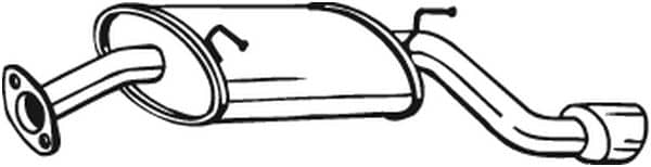 Глушник Задній Chevrolet Captiva 2006-2011, 96870456