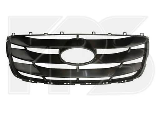 Решітка Пластикова Передня Hyundai Santa FE 2009-2012