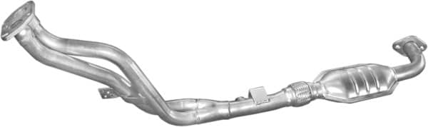 Труба З'єднувальна Вихлопної Системи Передня Opel Omega 1994-1999, 858045, 858127, 90571010