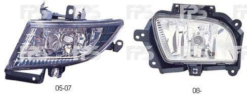 Фара Протитуманна Передня Права Hyundai Sonata 2005-2007, 922023K000