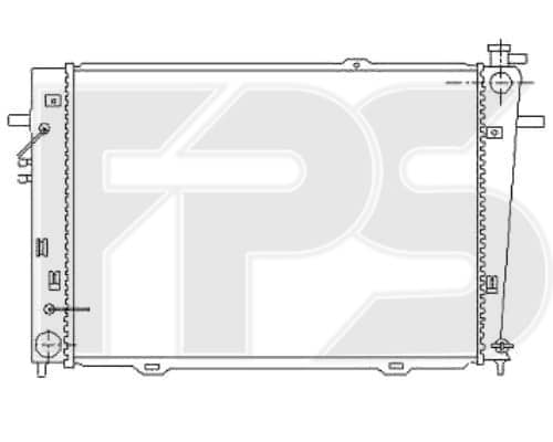 Радіатор Охолодження Hyundai Tucson 2004-2013, 253102E500, 253102E700, 253102E900, 253102E910