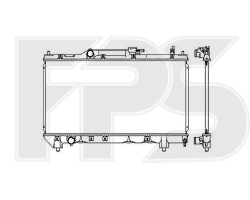 Радіатор Охолодження Toyota Avensis 1997-2000, 1640002270, 1640002310, 1640302310
