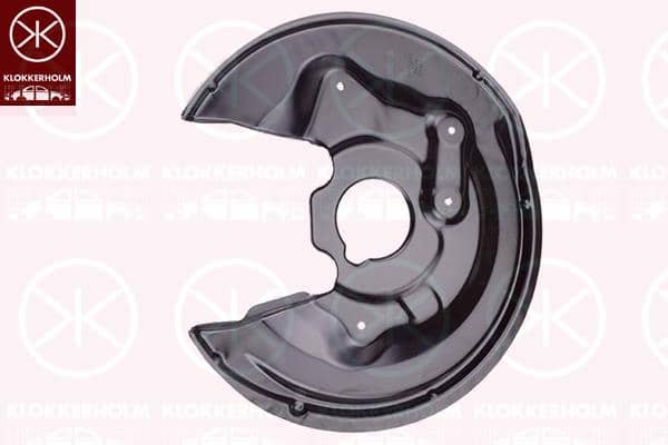 Захист Гальмівного Диска Задній Лівий Volkswagen Golf 2009-2012, 1Q0615611B, 1Q0615611D