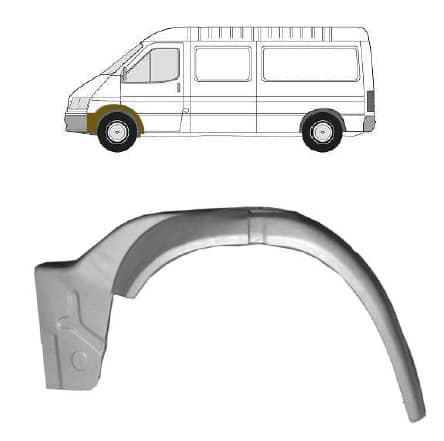 Ремчастина Металева Передня Права Ford Transit 1992-1995