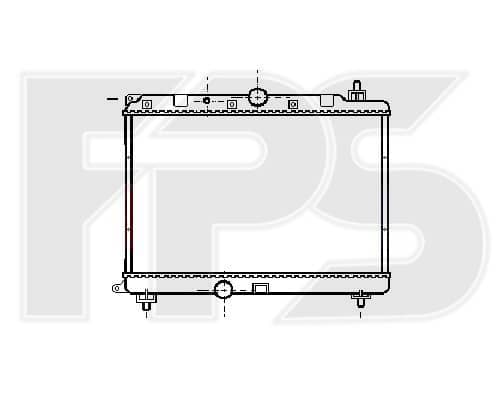 Радіатор Охолодження Honda Accord 1996-1998, 19010P9ME00, 19010PFTE00, 19010PFTE01, PCC105520, GRD1106, GRD932