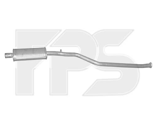 Глушник Посередені Citroen Berlingo 1997-2002, 1717L9, 1717N0, 1717P2, 1717P3, 1717P4, 1717T5
