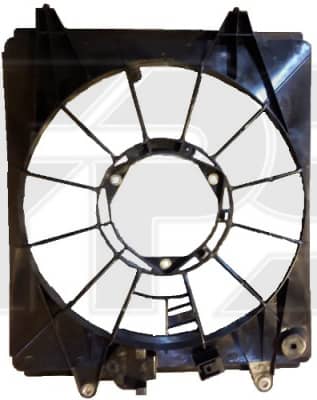 Кожух Вентилятора Honda CRV 2006-2009, 38611PNA003, 38615PNB003, 38615REZA01, 38615RZAA01, 38616P3G003, 38616REZA01, 38616RZAA01, 80151SAA003, 80161SAA003