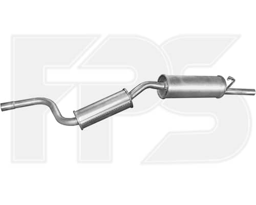 Глушник Посередені Fiat Uno/Fiorino 1988-2000, 5890529, 5967740, 7558430, 7653363