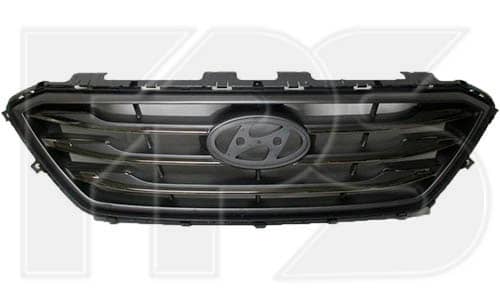 Решітка Пластикова Передня Права Hyundai Sonata 2014-2017