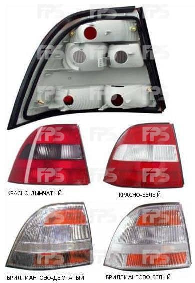 Ліхтар Задній Задній Правий Opel Vectra 1995-1999, 6223160, 90512716