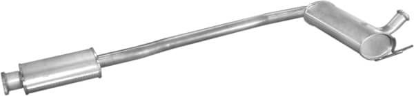 Глушник Посередені Renault Laguna 1994-1998, 77.00.423.680, 77.00.423.682, 77.00.429.427, 77.00.830.559, 77.00.830.561, 77.00.830.564
