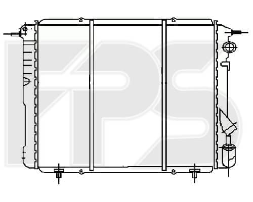 Радіатор Охолодження Renault R19 1992-1995, 7700784035, 7700784036, 7700793250, 7700811808, 7701395097