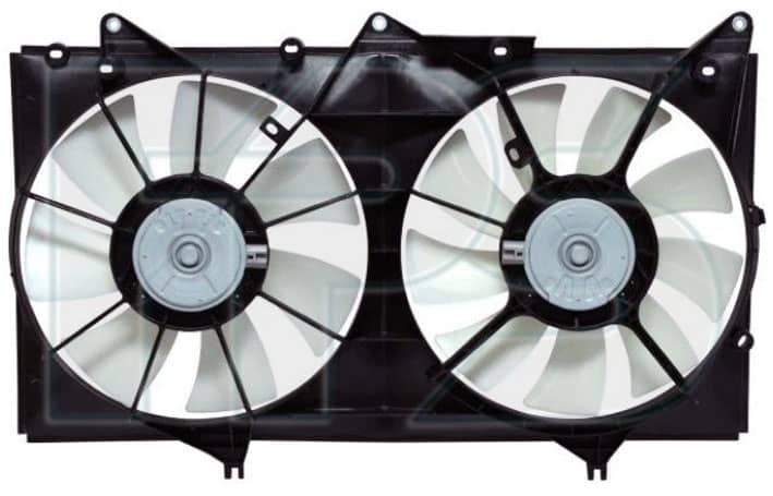 Вентилятор Радіатора (в Зборі) Toyota Camry 2002-2006, 163610A121, 163610A131, 163630A180, 167110A170