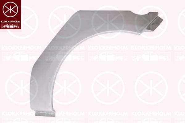 Ремчастина Металева Задня Ліва Toyota Yaris 2006-2011