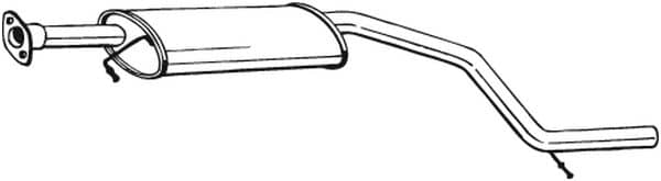 Глушник Посередені Ford Mondeo 2001-2003, 1117805, 1117807, 1135430, 1380889