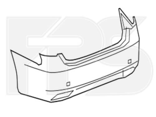 Бампер Задній Правий Lexus LS 2007-2013