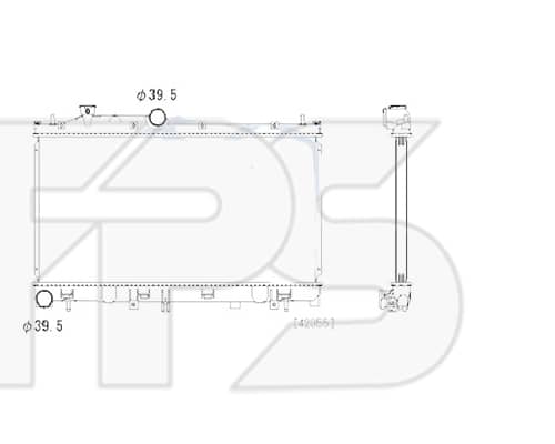 Радіатор Охолодження Subaru Forester 2013-2018, 45111SG010