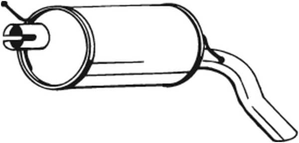 Глушник Задній Ford Galaxy 1995-2000, 1029673, 1067573, 1087574, 1206010, 7M0253609AA, 7M0253609AJ, 7M0253609AP, 7M0253609M