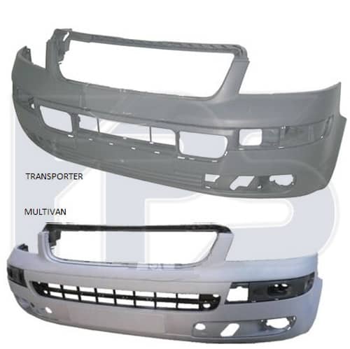 Бампер Передній Правий Volkswagen Transporter 2003-2009, 7H5 807 101M, 7H5807101MGRU