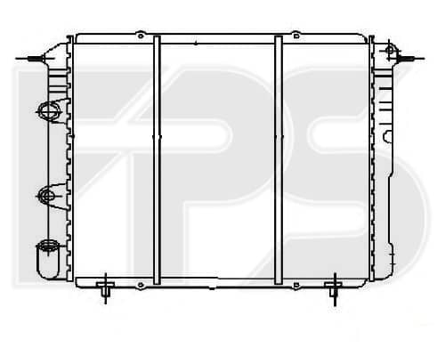 Радіатор Охолодження Renault Trafic 1981-2001, 7700784039