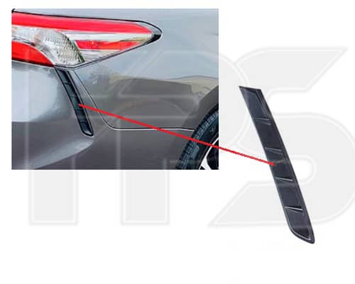 Накладка Бампера Задня Ліва Toyota Camry 2017-2021