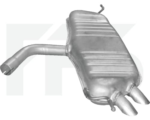Глушник Задній Volkswagen Golf 2004-2009, 1K6253609R