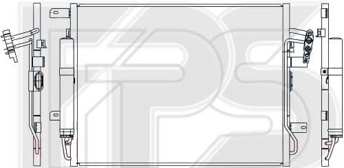 Радіатор кондиціонера Land Rover Range Rover 2002-2012, JRB500190, JRB500260, LR097939