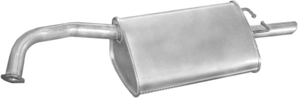 Глушник Задній Daewoo Leganza 1997-2003, 96181353