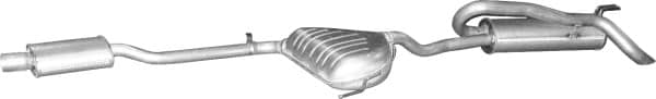 Глушник Посередені Fiat Brava / Marea 1995-2002, 46449461, 46449847