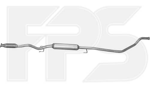 Глушник Посередені Hyundai i10 2008-2010, 286100X150