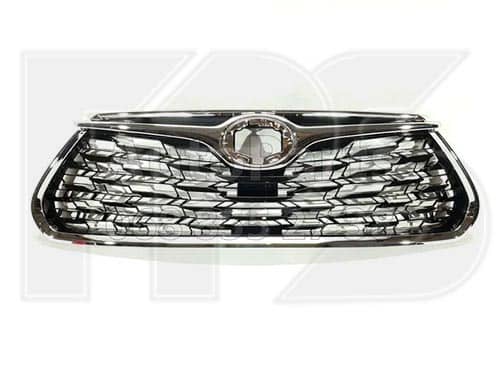 Решітка Пластикова Передня Права Toyota Highlander 2019-2024