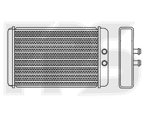 Радіатор Пічки Citroen Jumper 2002-2006, 46722710, 6448H8