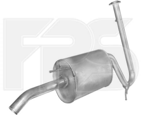 Глушник Задній Citroen Jumper 2002-2006, 1726.PN, 1726.WJ, 13 442 37080, 13 520 70080