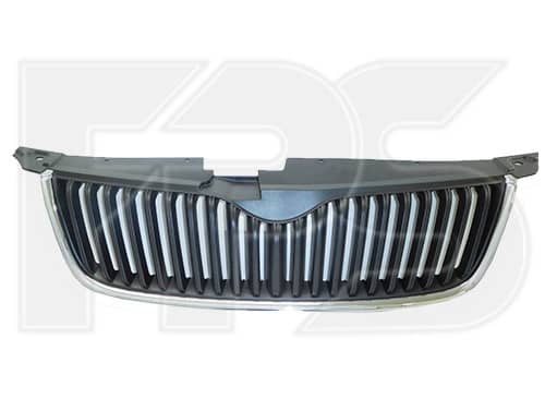 Решітка Радіатора Пластикова Передня Права Skoda Yeti 2009-2014