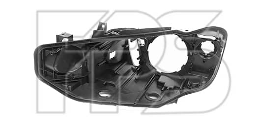 Корпус фари пластиковий BMW 5 2003-2010