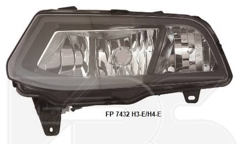 Фара Протитуманна Передня Ліва Volkswagen Polo 2015-2017, 6C0941661C