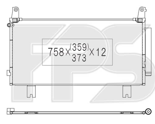 Радіатор кондиціонера Honda CRV 2020-2022, 80100TLAA01