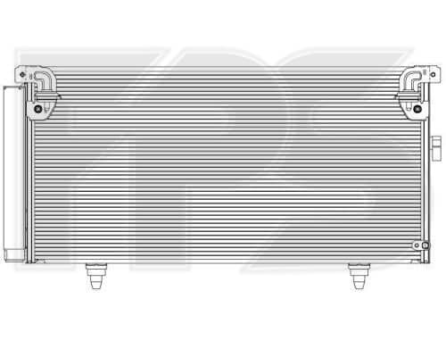 Радіатор кондиціонера Subaru Legacy 2004-2009, 73210AG000