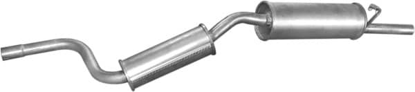 Глушник Посередені Fiat Uno/Fiorino 1988-2000, 5890529, 5967740, 7558430, 7653363