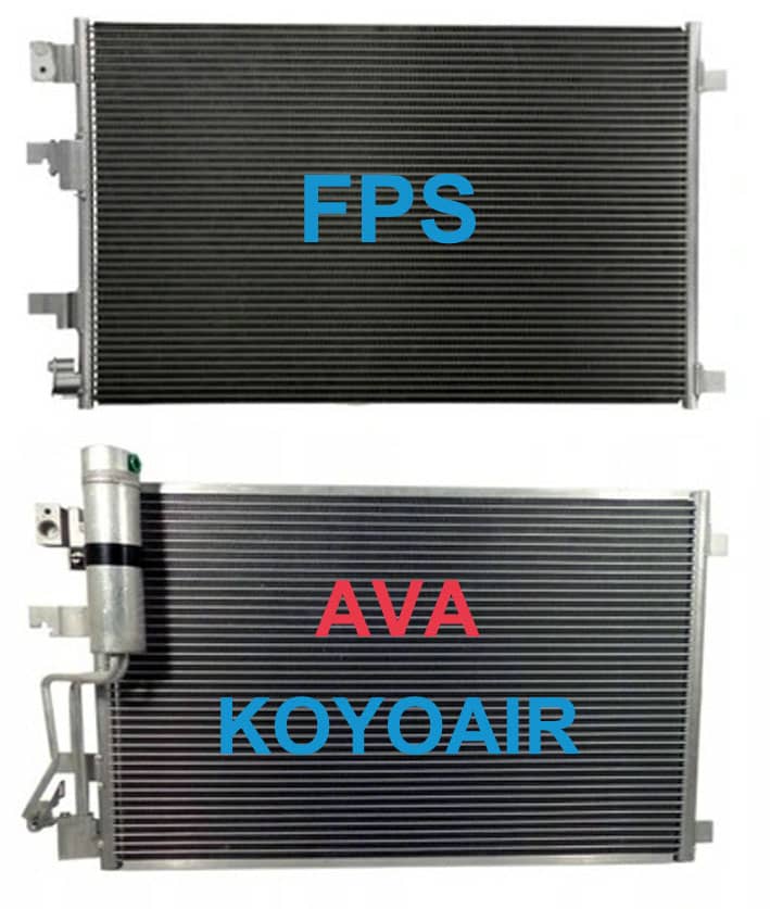Радіатор кондиціонера Nissan Qashqai 2006-2009, 92100BR40A, 92100JD700, 92100JD70B, 92100JD71A