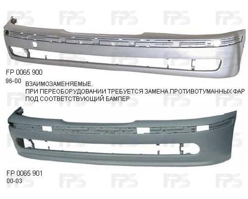 Бампер Передній Правий BMW 5 1995-2003, 51 11 7 005 950