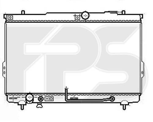 Радіатор Охолодження Hyundai Santa FE 2001-2006, 2531026450, 2531026470, 2531026480
