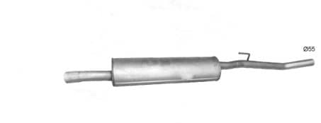 Глушник Посередені Citroen C8 2002-2014, 1717FW