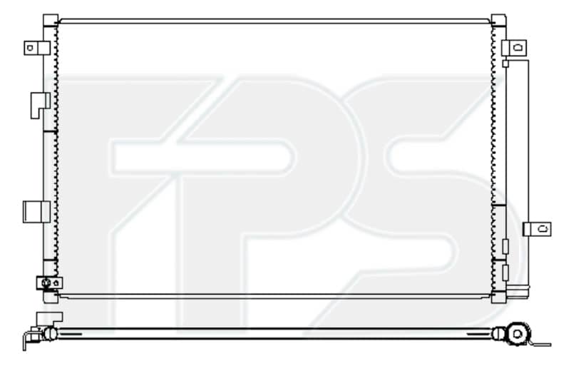 Радіатор кондиціонера Toyota BZ3X 2025+, 88461YL010
